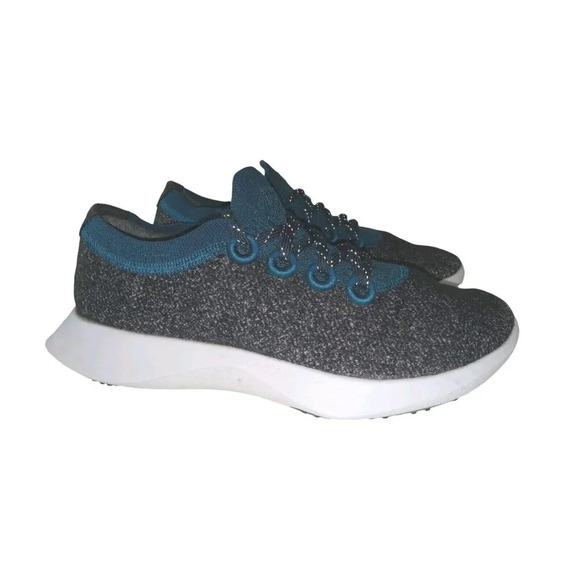 Allbirds Womens Wool Runner Mizzle Blue/Gray Running Shoes Size 9 - Picture 1 of 12